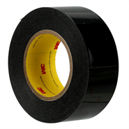 3M 8664HS Matt Black Polyurethane Protective Tape Dual Skip Slit Liner 24in x 36Yd Roll